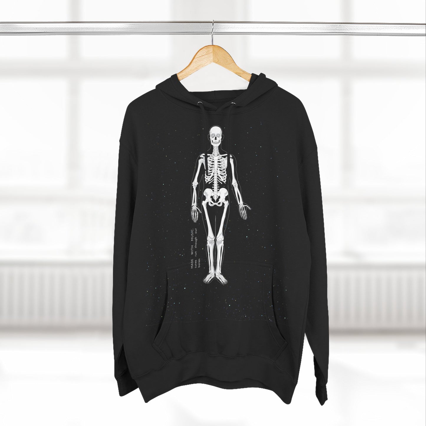 ROUE CLOTHING - Tunes run through our bones hoodie
