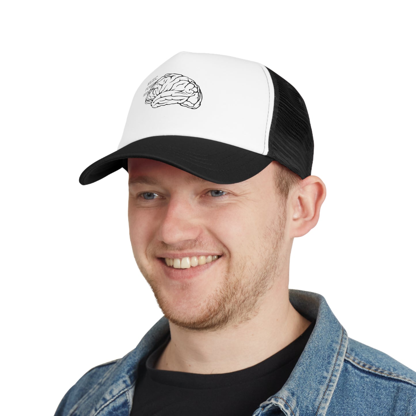 ROUE CLOTHING - Music powers minds mesh cap