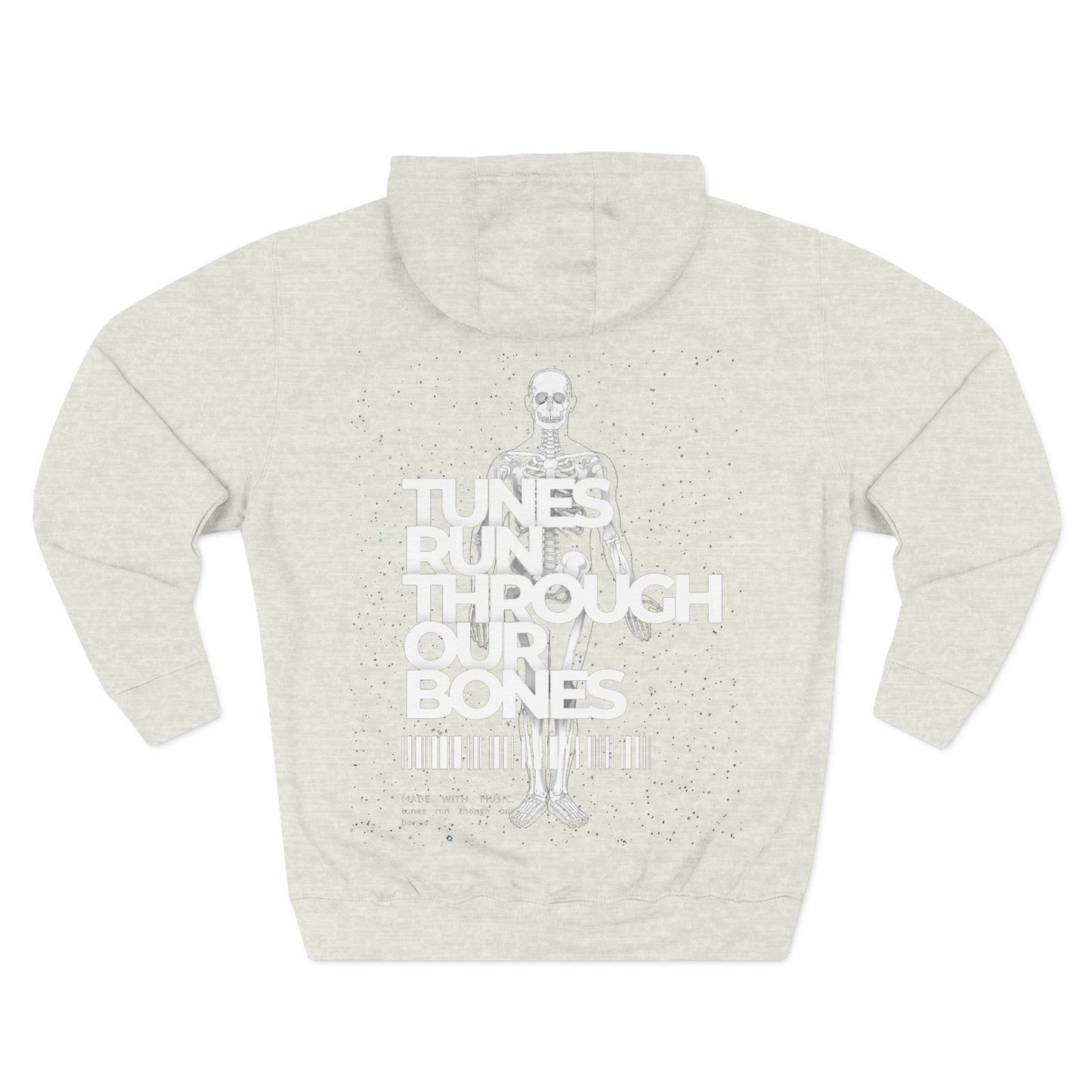 ROUE CLOTHING - Tunes run through our bones hoodie