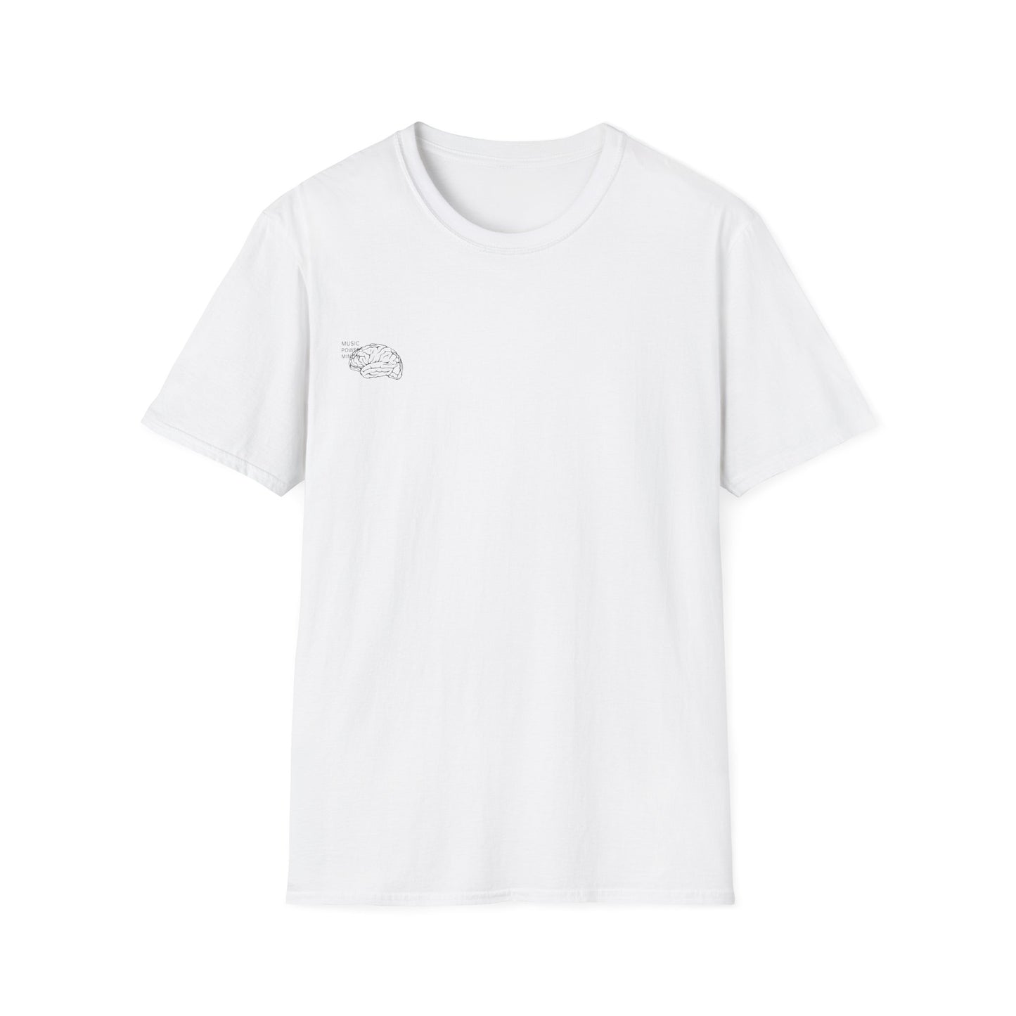 ROUE CLOTHING - Music powers minds T-shirt White