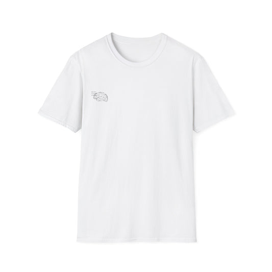 ROUE CLOTHING - Music powers minds T-shirt White