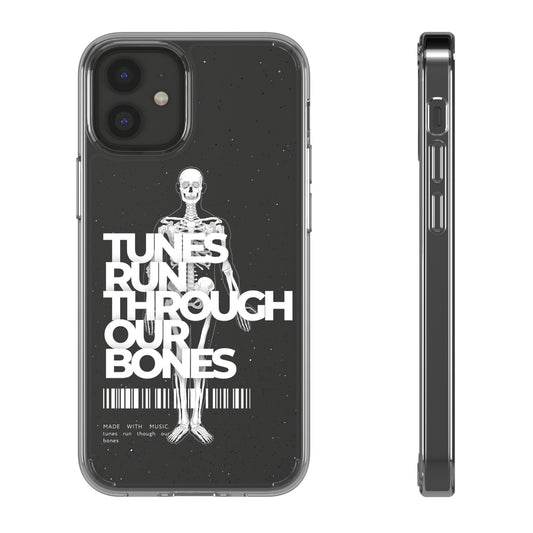 ROUE CLOTHING - Tunes run through our bones phone case