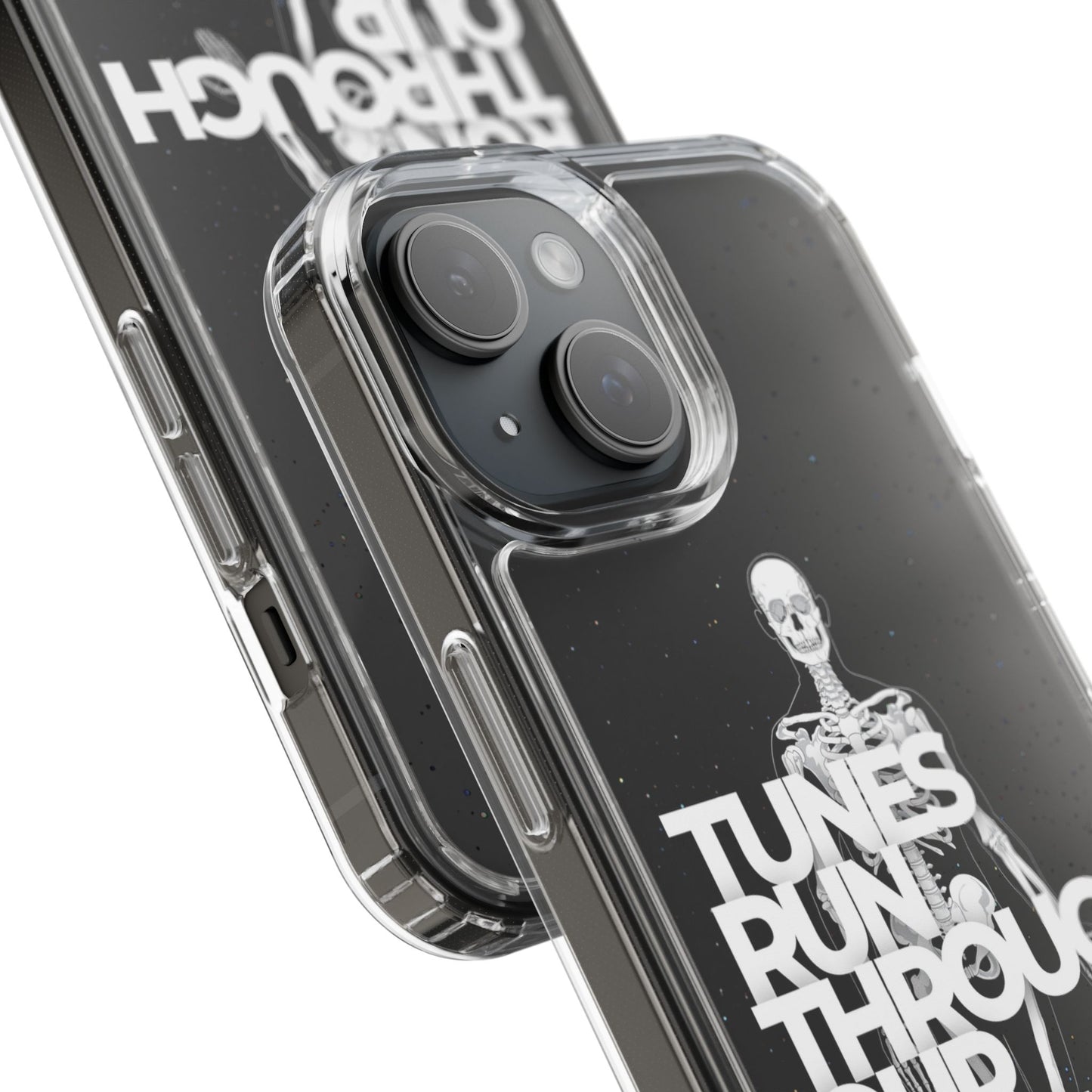 ROUE CLOTHING - Tunes run through our bones phone case