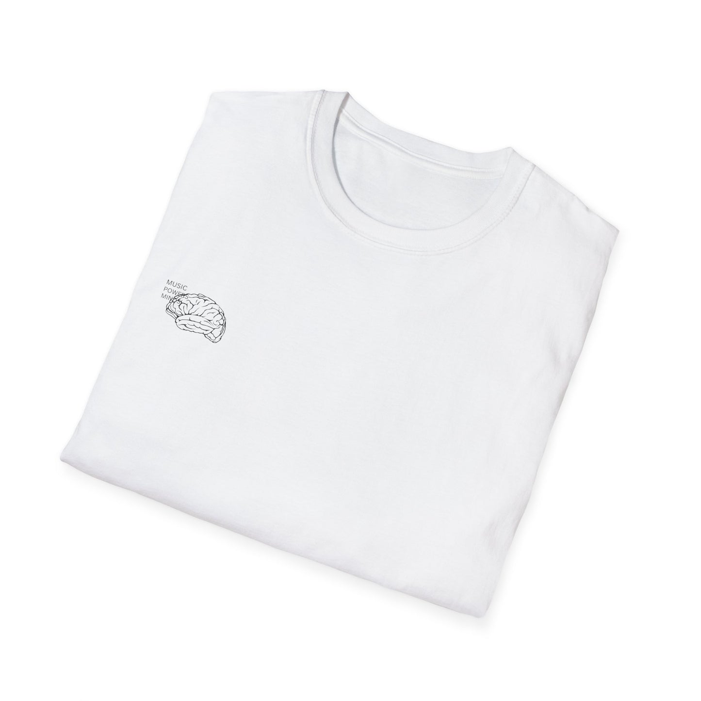 ROUE CLOTHING - Music powers minds T-shirt White