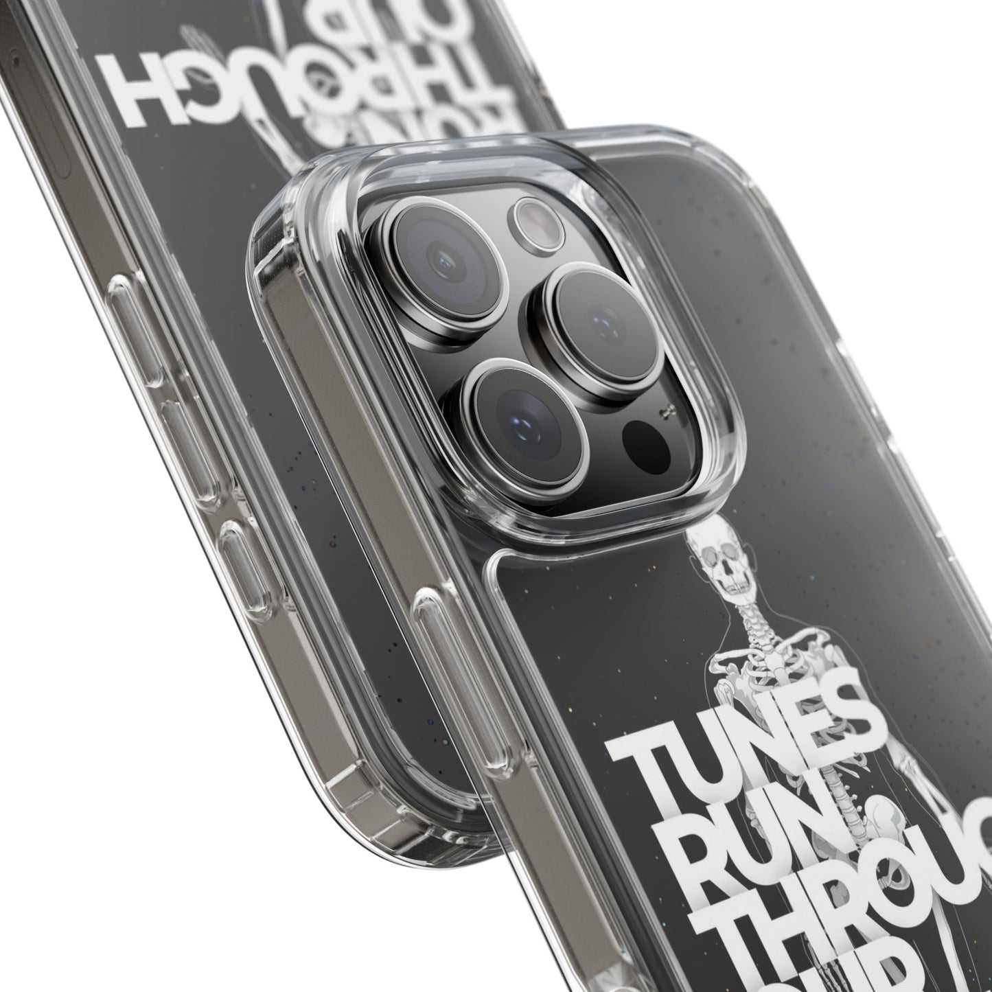 ROUE CLOTHING - Tunes run through our bones phone case
