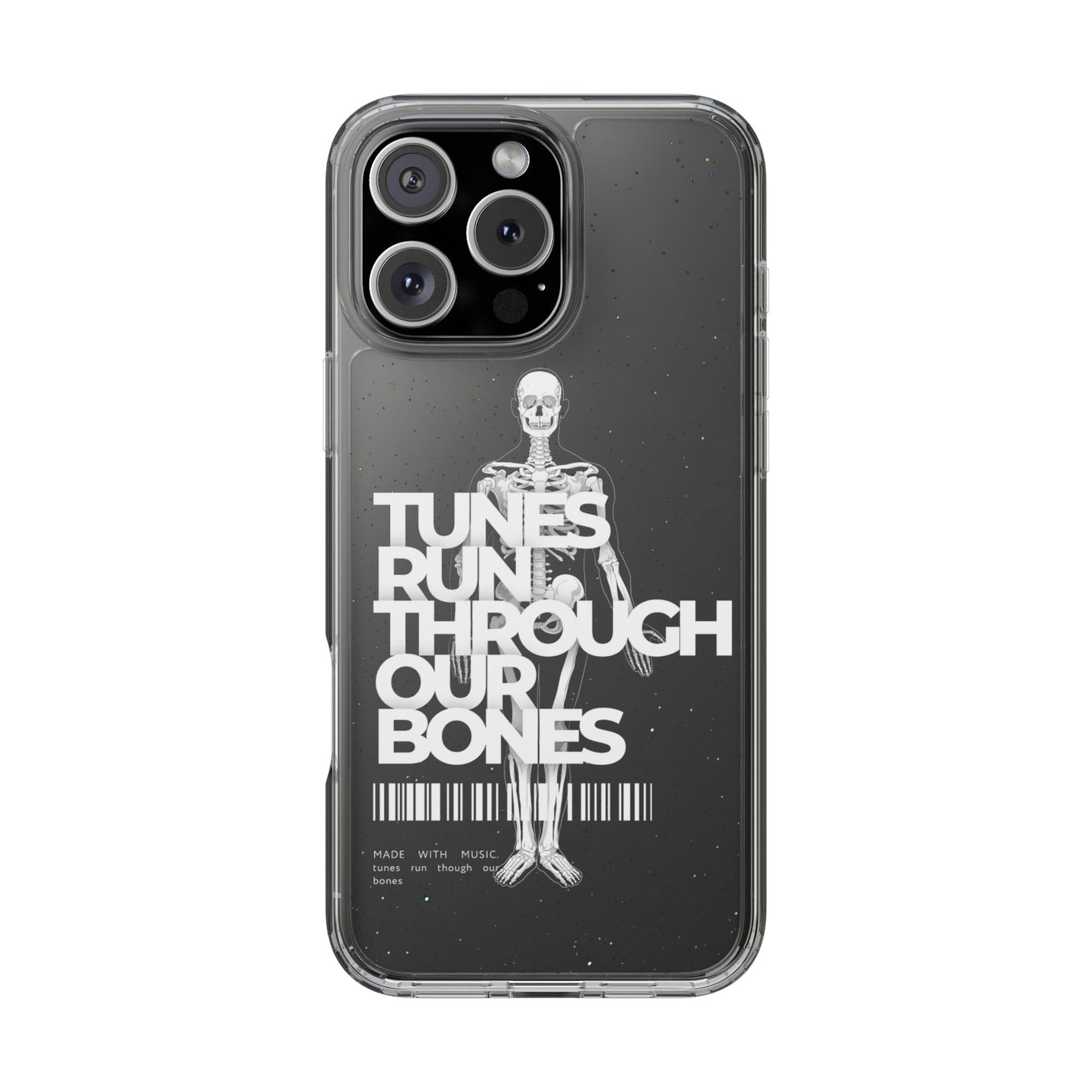 ROUE CLOTHING - Tunes run through our bones phone case