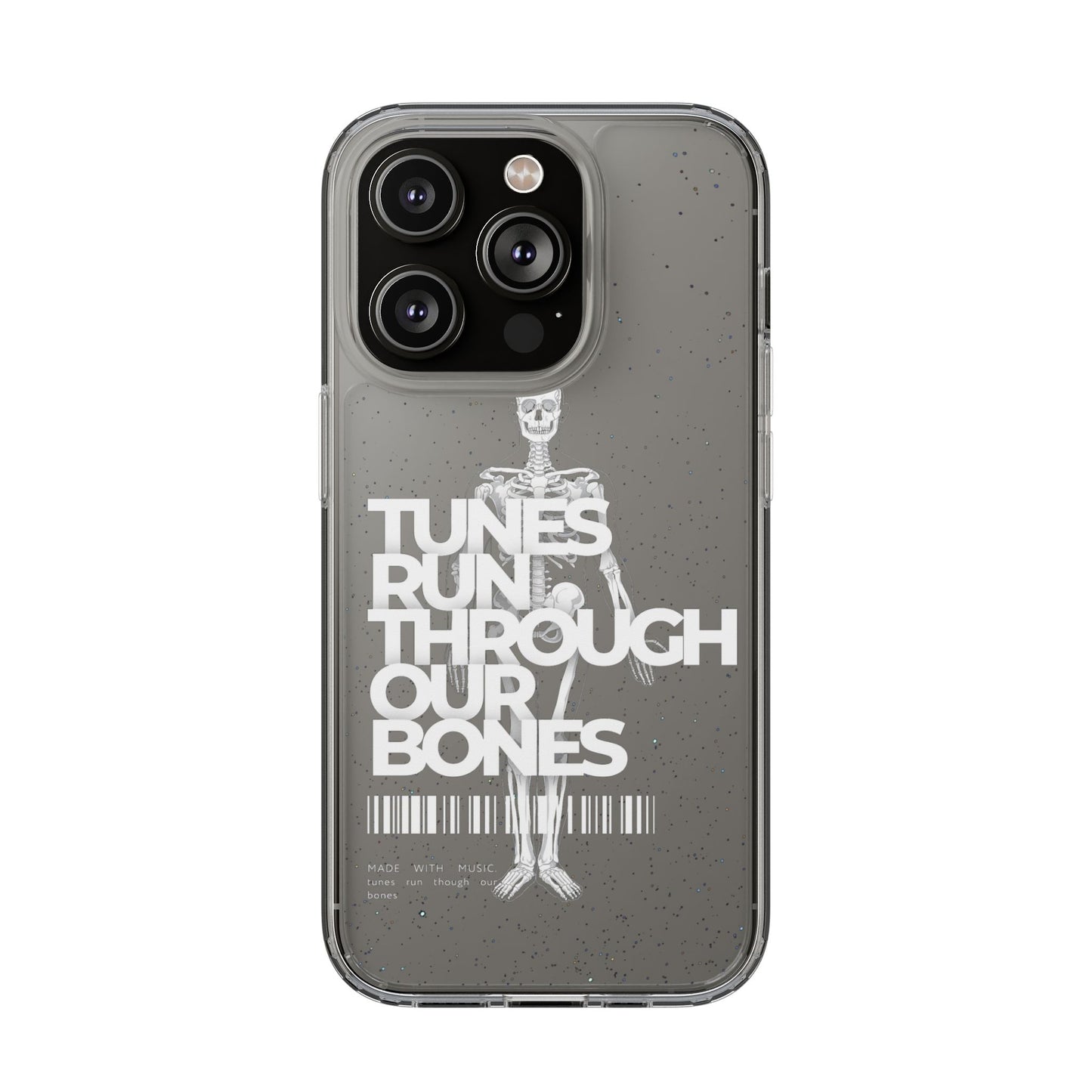 ROUE CLOTHING - Tunes run through our bones phone case