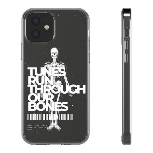 ROUE CLOTHING - Tunes run through our bones phone case