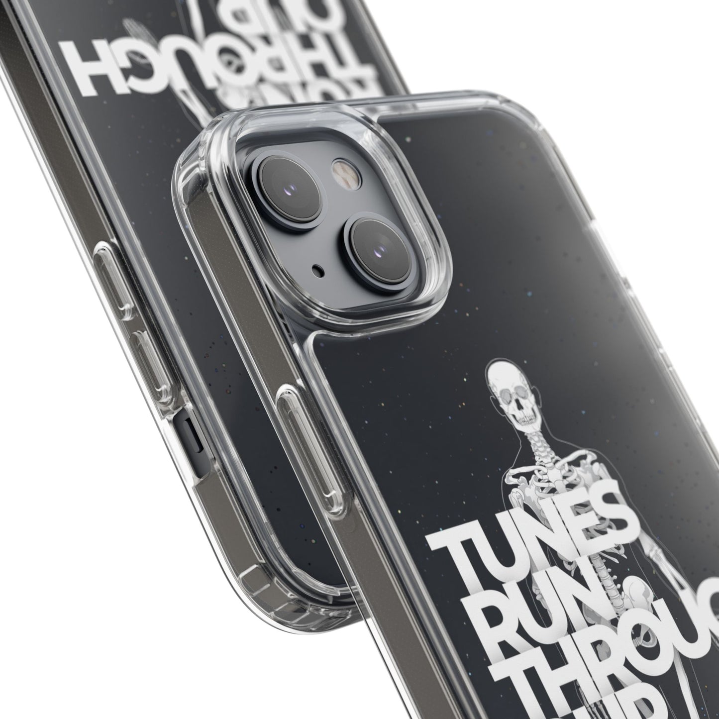ROUE CLOTHING - Tunes run through our bones phone case