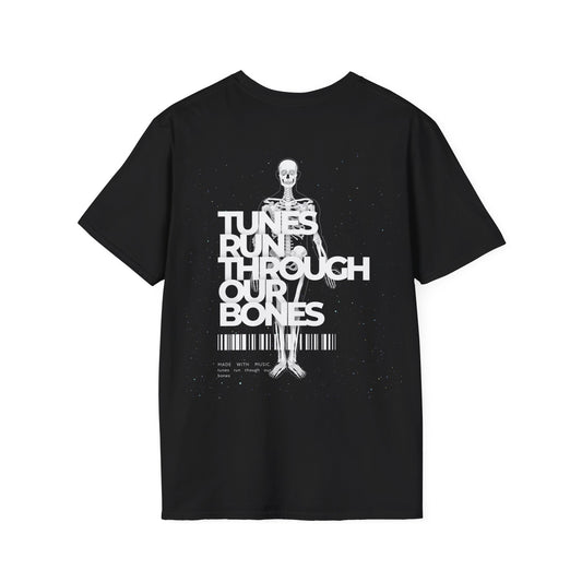 ROUE CLOTHING - Tunes run through our bones T-shirt