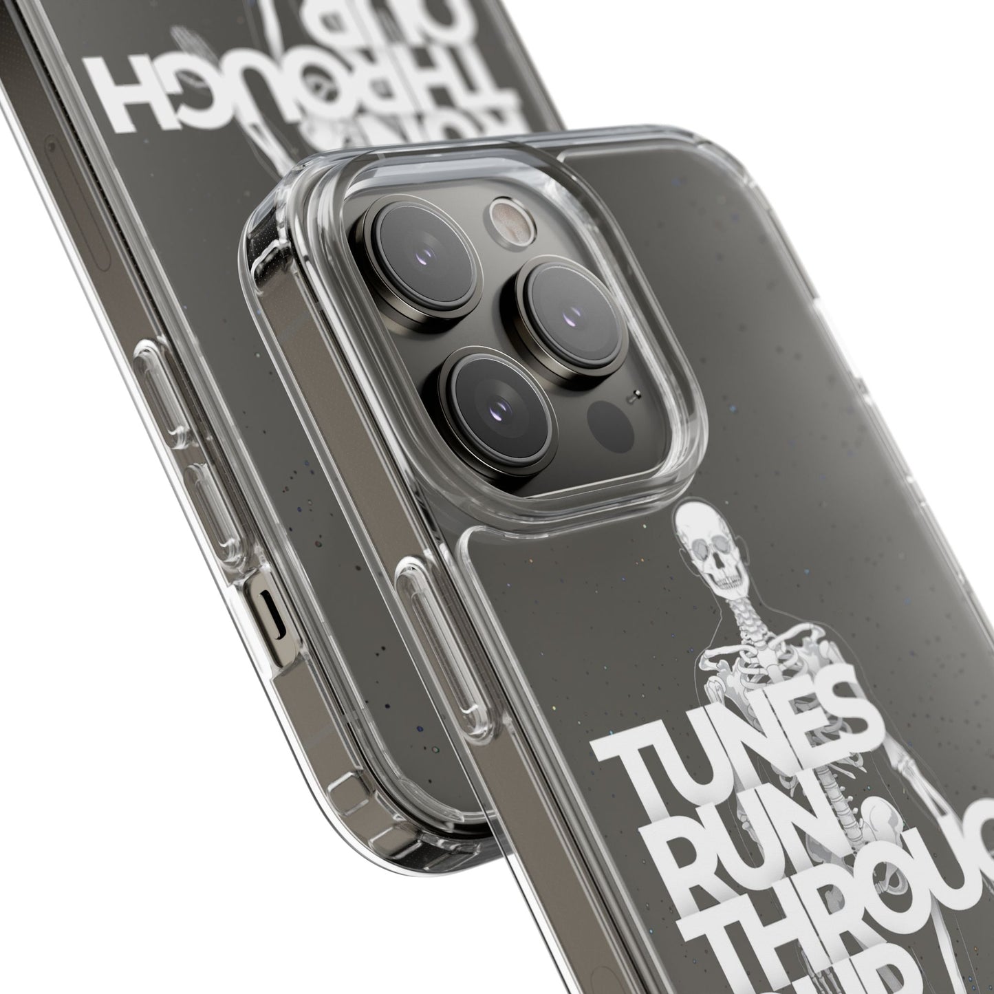 ROUE CLOTHING - Tunes run through our bones phone case