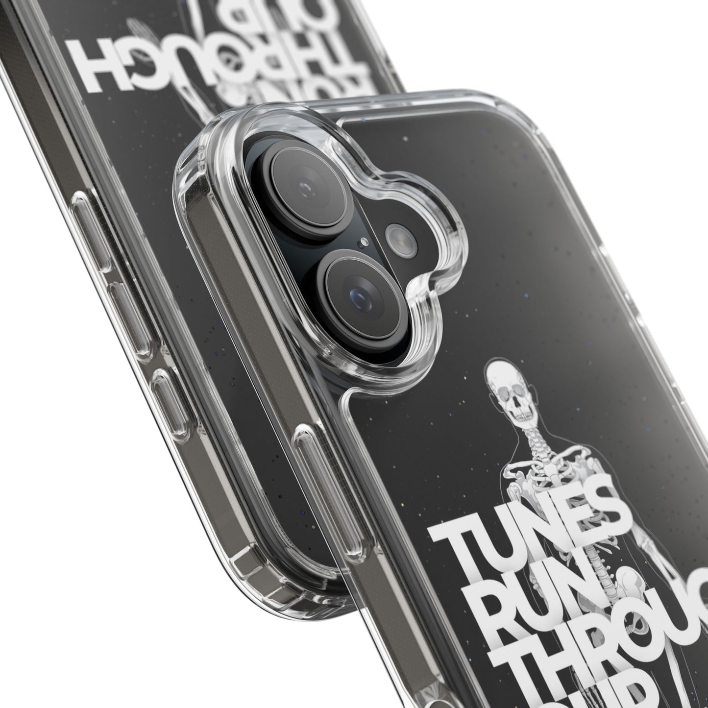 ROUE CLOTHING - Tunes run through our bones phone case