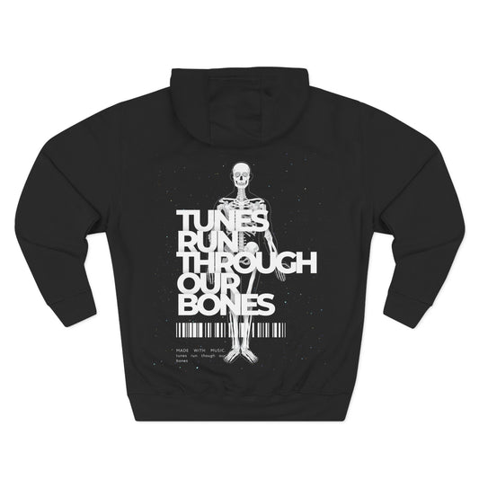 ROUE CLOTHING - Tunes run through our bones hoodie