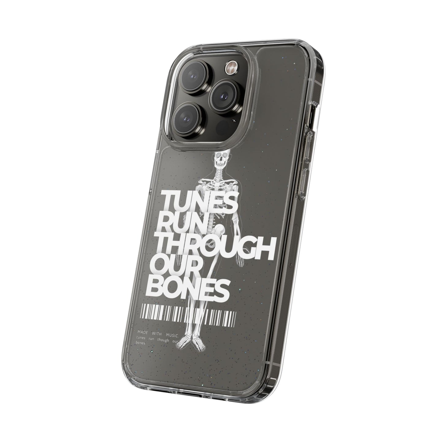 ROUE CLOTHING - Tunes run through our bones phone case