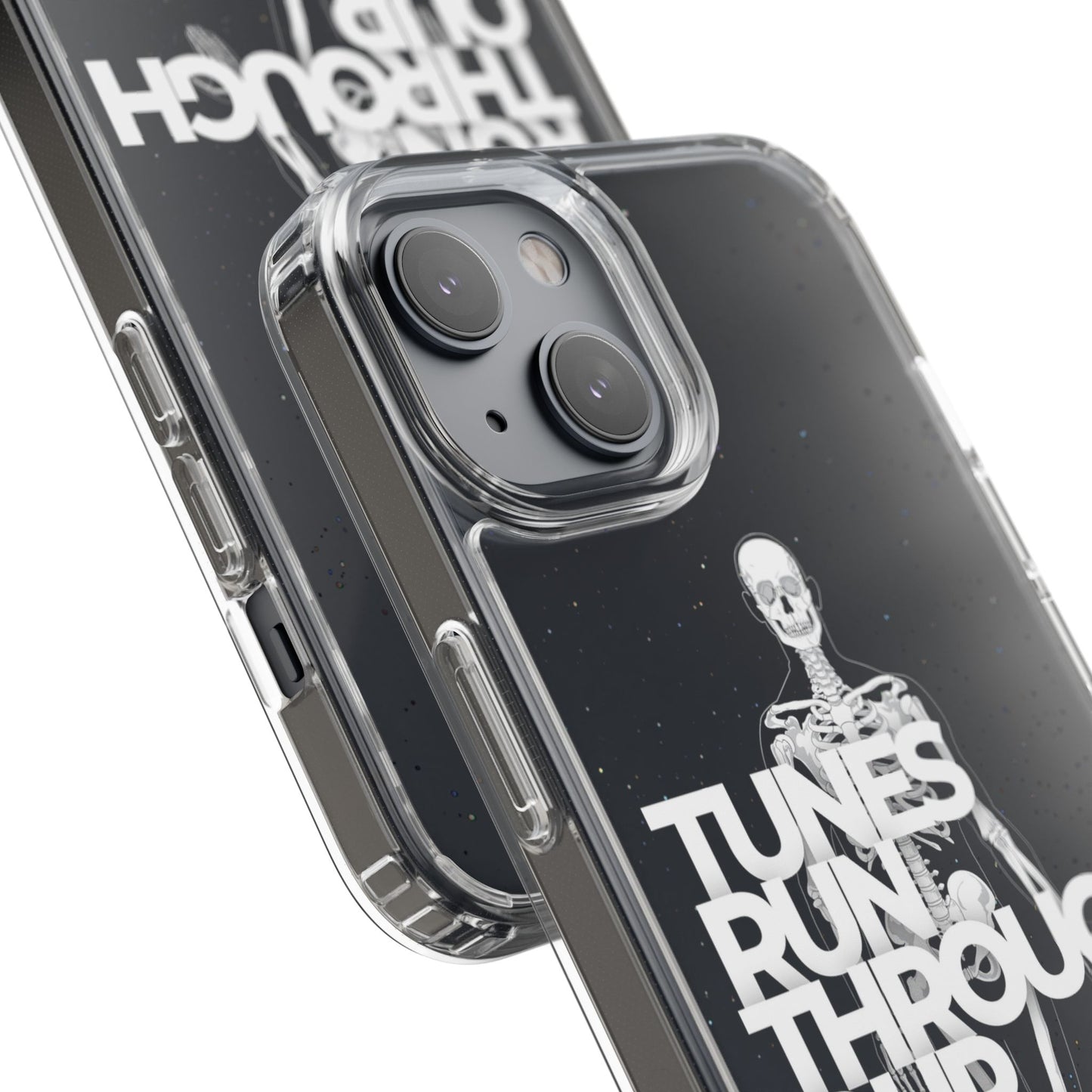 ROUE CLOTHING - Tunes run through our bones phone case