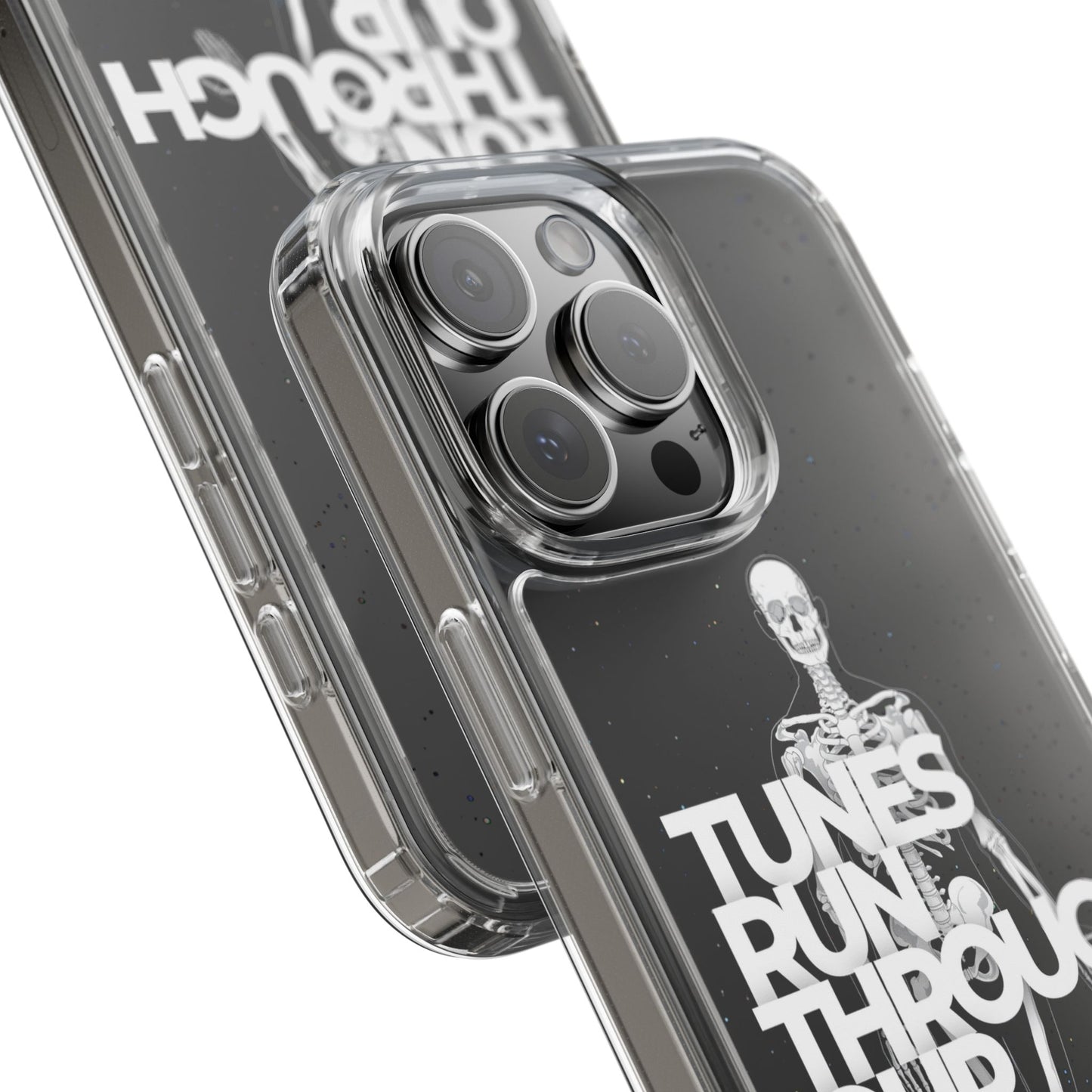 ROUE CLOTHING - Tunes run through our bones phone case