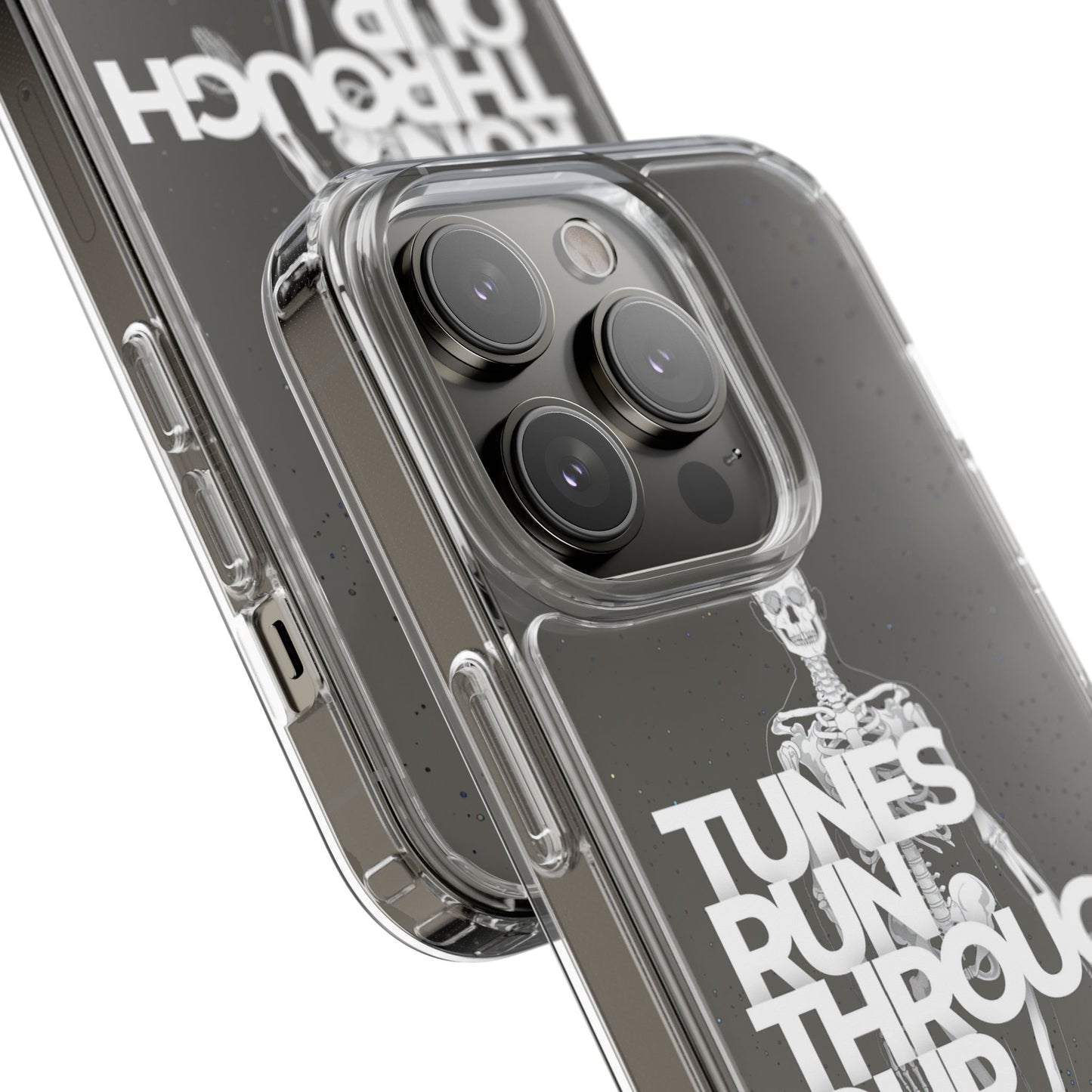 ROUE CLOTHING - Tunes run through our bones phone case