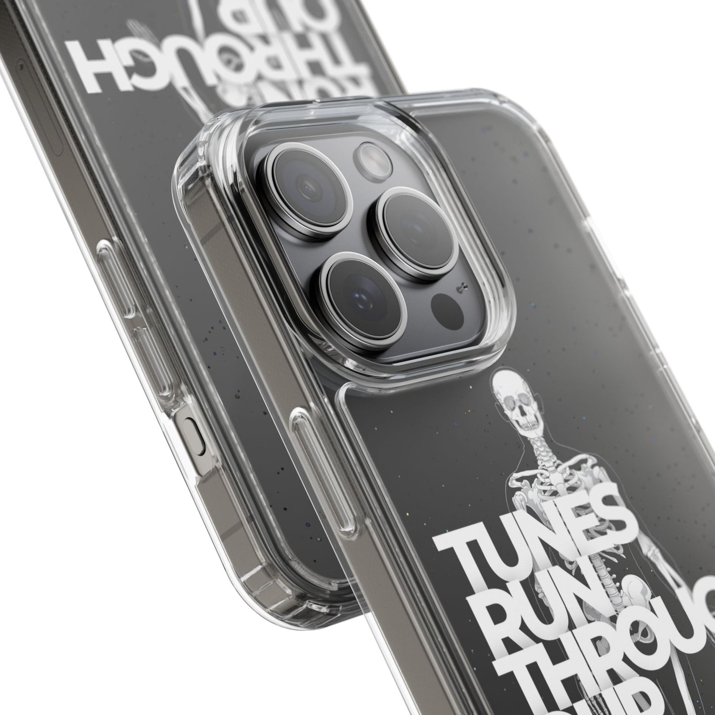 ROUE CLOTHING - Tunes run through our bones phone case