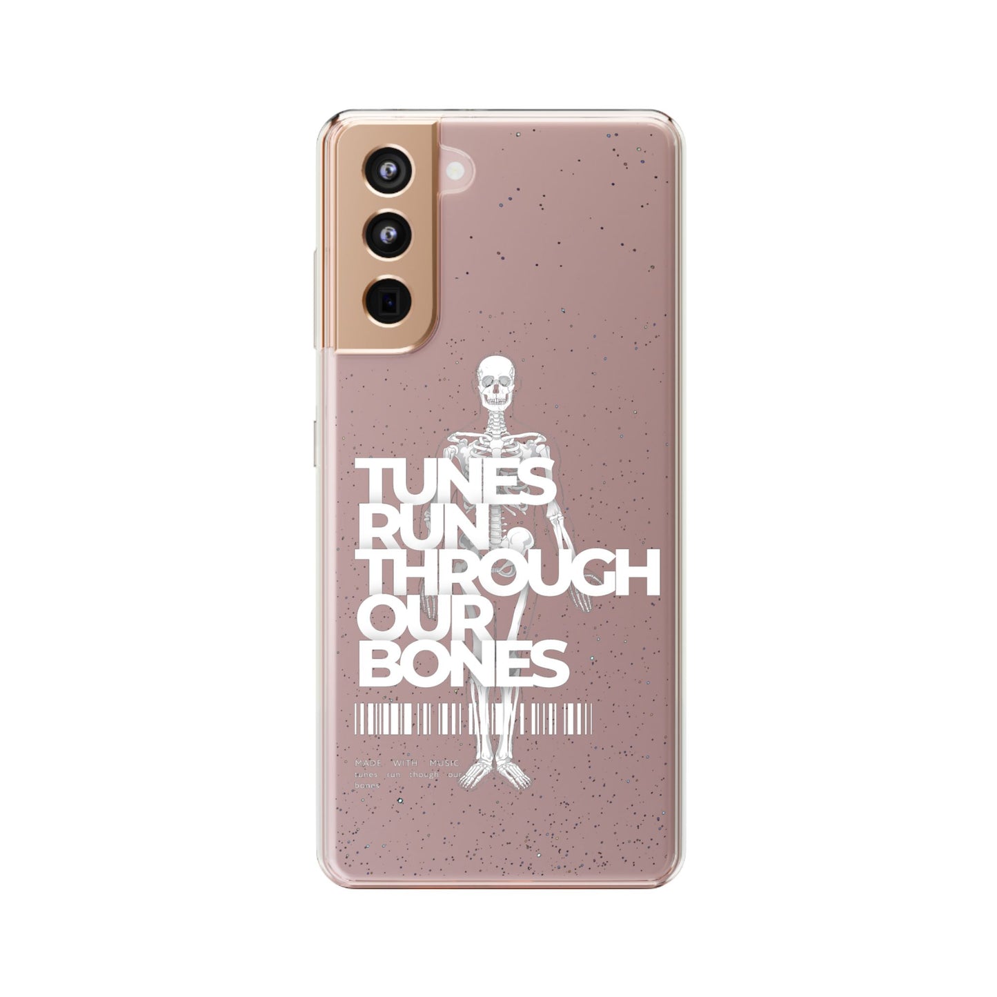 ROUE CLOTHING - Tunes run through our bones phone case