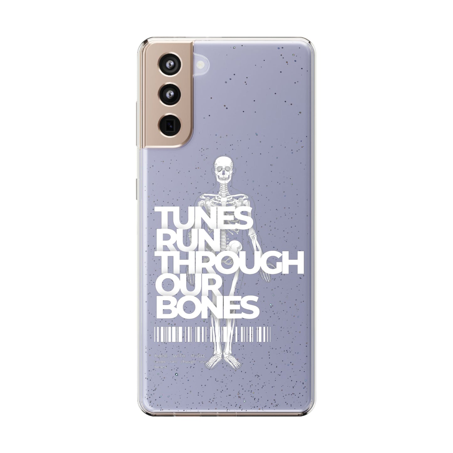 ROUE CLOTHING - Tunes run through our bones phone case